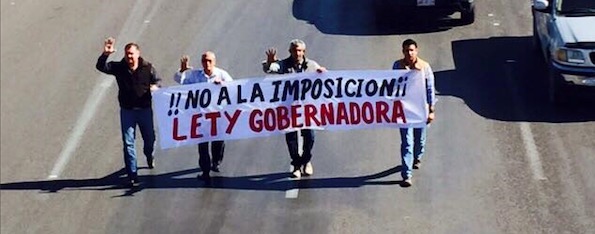 Manifestaciones de rechazo a la imposición peñanietista en Gómez Palacio.