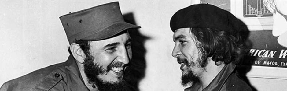 Con El Che Guevara.